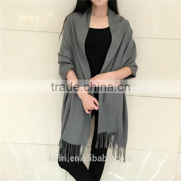 Luxury Brand Scarf Pashmina Echarp Cashmere Scarves Wrap Shawl Winter Women's Neck-warm Long Tassel Wool Scarves photo-4