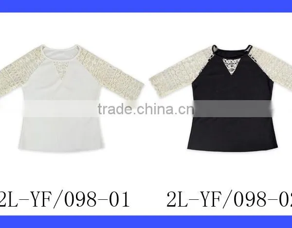 Bohemia Style Transparent Lace Floral Half Sleeve Plain Gray Cotton Harem Raglan Shirt Top Blouse photo-6