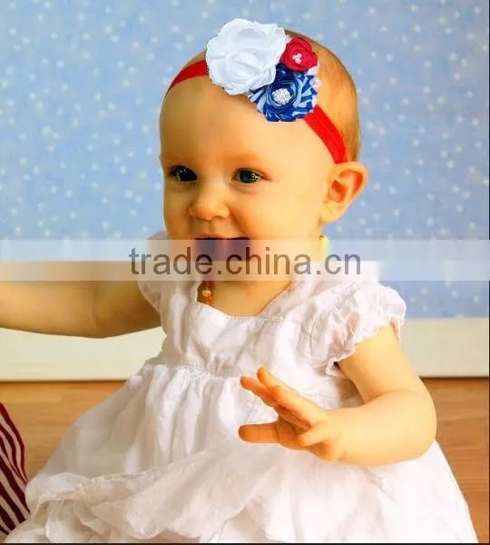 Simple and Delicate Girls Sparkle Pearl And Rhinestoned Headband photo-2