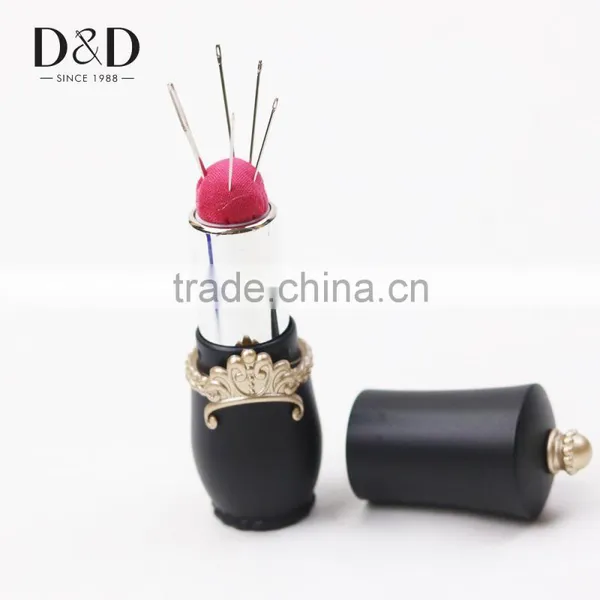 D&D New Portable 5pcs Handy Sewing Needles Lipstick Pin Cushion Sewing photo-5