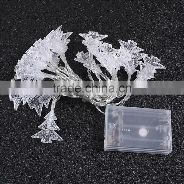 PVC LED String Fairy Lights Christmas Wedding Party Decor Transparent Clear Christmas Tree 2.5m Long photo-2