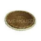 Oil-Resistance Poly Rattan Oval Bread Basket Hand Made For KTV