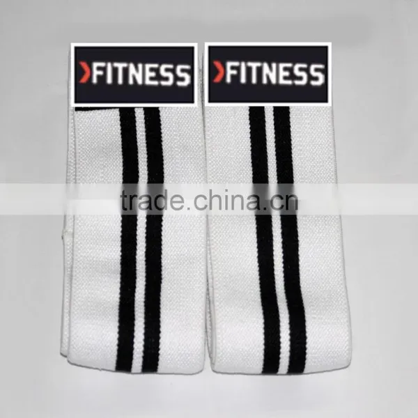 Power Weight Lifting Elasticated Knee Bandage Wraps Gym Training Straps Support photo-3