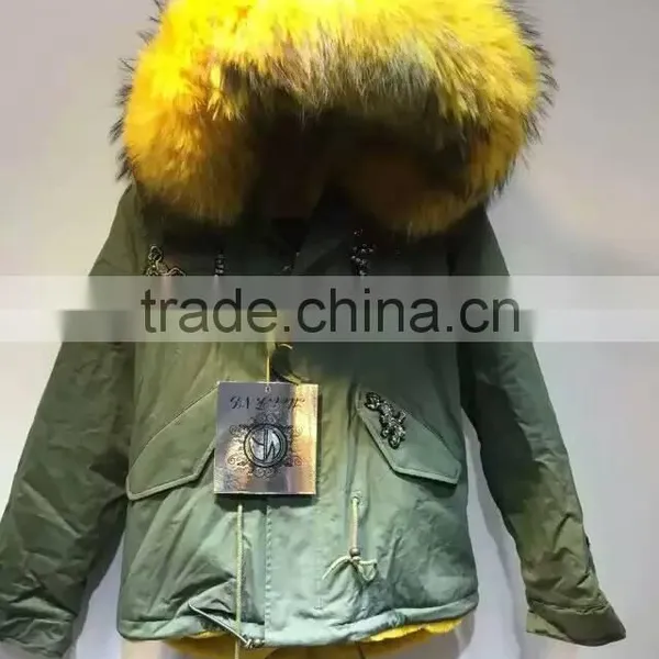 Guangzhou MeiFng 2017 New Style Mulity Color Fur Coat Women Winter Fur Coats photo-4
