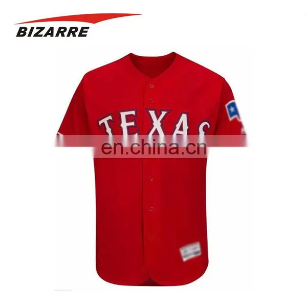 Wholesale 100% Polyester Baseball t Shirt Cheap Sublimation Baseball Jerseys photo-2