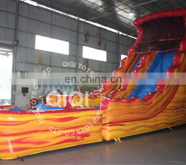 Factory Price Inflatable Kids Water Slide,Yellow Marble Style photo-2