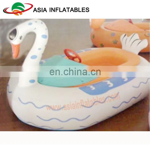 Children Park Inflatable Electric Bumper Boat / Water Park Equipment White Duck Bumper Boat photo-2