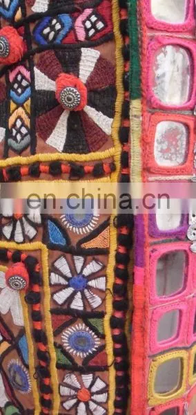 Indian Vintage Ethnic Banjara Style Yoga Bag Yoga Met Bag Hand Embroidered Banjara Cross Body Bags, Tribal Yoga Bag Wholesale photo-2
