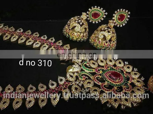 CZ Jewelry Necklace Manufacturer,cubic Zirconia Necklace Jewellery Exporter photo-5
