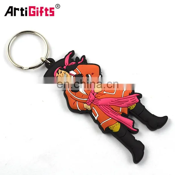 2d Custom Shaped Pvc Soft Rubber Keychains photo-3
