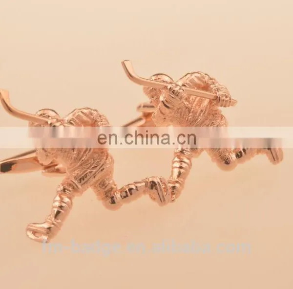 For Men Cufflink Shirts Gold & Silver Field Hockey Cufflink, Despoke Your Own Fashion Classic Cufflink Tie Bar/clip photo-2