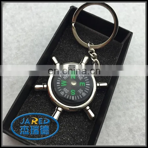 Custom Metal Perpetual Calendar Compass Keychain photo-3