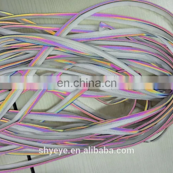 Reflective Piping for Clothing Reflective Rainbow Tape Colourful Piping photo-6