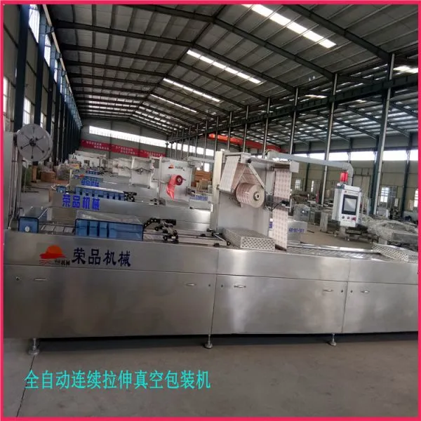 Automatic continuous stretch vacuum packing machine