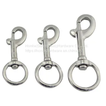 Stainless Steel Swivel Bolt Snap Swivel Bolt Snap Hook Key Ring Swivel Dog Hooks photo-5
