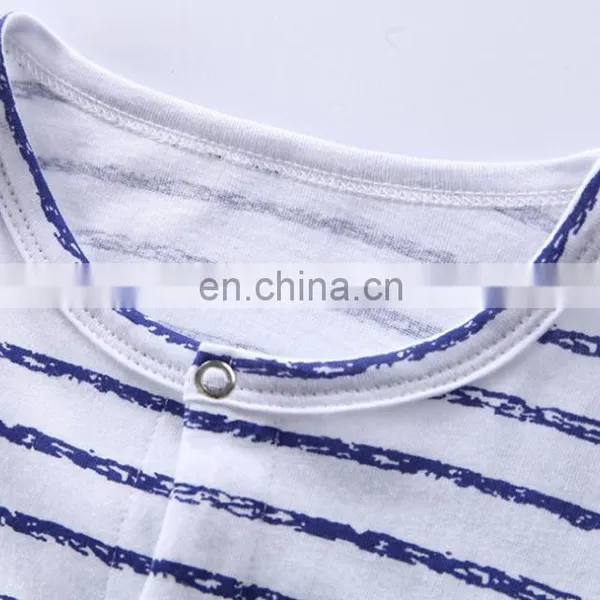 Top Quality Summer Customized 100% Cotton Baby Clothes Romper photo-4