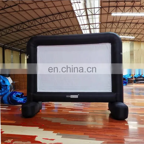 Cheap Nylon Fabric Air Blow Up Portable Screen , Inflatable Movie Screen For Family or Commercial Use photo-4