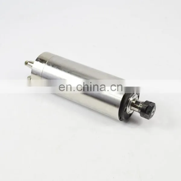 HONGJUN 1.5KW Water Cooled Spindle Motor 80MM 220V ER11 Grind Motor With 3 Bearing photo-5
