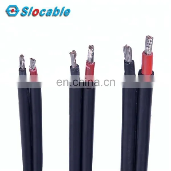 Slocable Solar PV System High Voltage Power Cable Twin Core Cable 6mm2 photo-3
