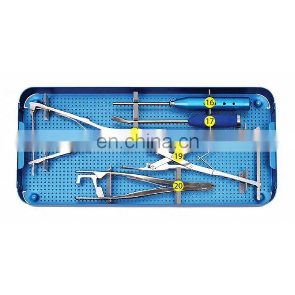 High Quality Orthopedic Surgical Instruments Spinal Pedicle Screw Fixation Surgery System Instrument Set photo-3