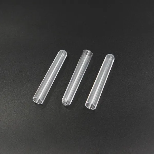Cheap Price 5ml 10ml 25ml 50ml 100ml Flat or Round Bottom Clear Plastic Lab Test Tube photo-2