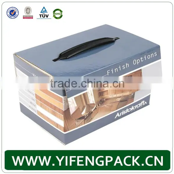 Paper Box Packaging Custom Artwork Printed Gift Box With Handle Paper Box Packaging photo-2