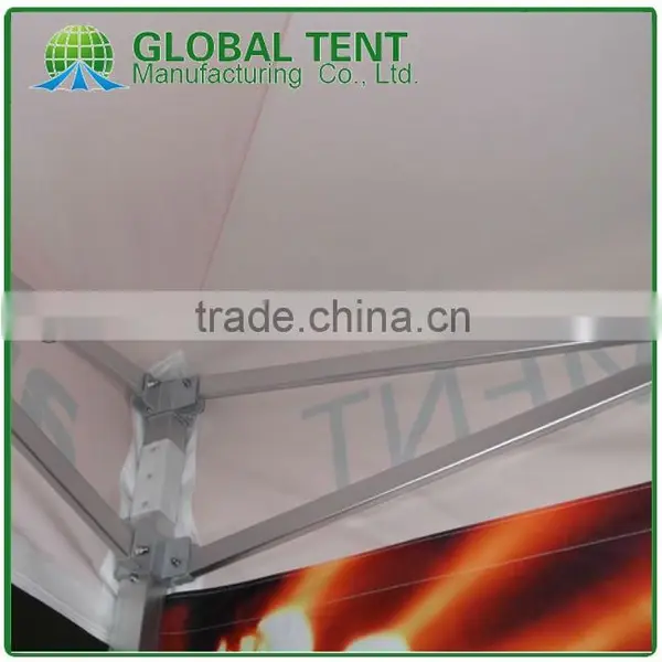 Custom Print Aluminum Pop Up Pagoda Tent 3x6m ( 10ft X 20 Ft), Printed Canopy & Valance, 1 Full Backwall &2 Half Walls photo-3