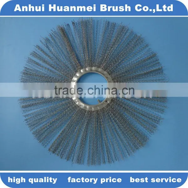Anhui Factory High Quality Steel Wire Road Sweeper Brush photo-2