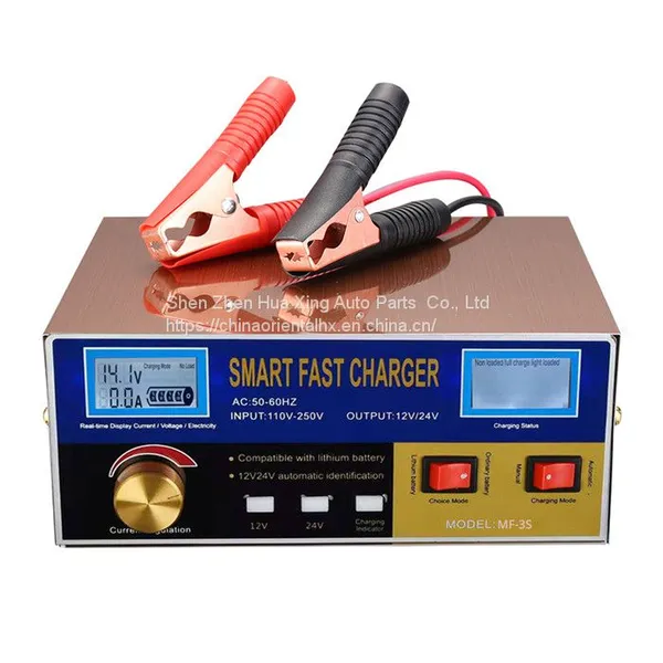 12/24V 400W Digital Display High-power Automatic Car Marine Fast Smart Car Battery Chargers