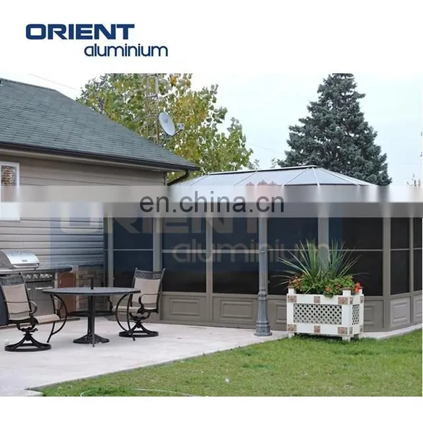 Triangle Roof Aluminum Frame Sunroom Kits Solarium Houses photo-3