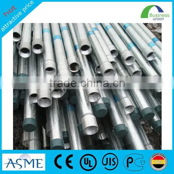 Pre Galvanized Steel Pipes Tubes/pre Galvanized Welded Pipe photo-6