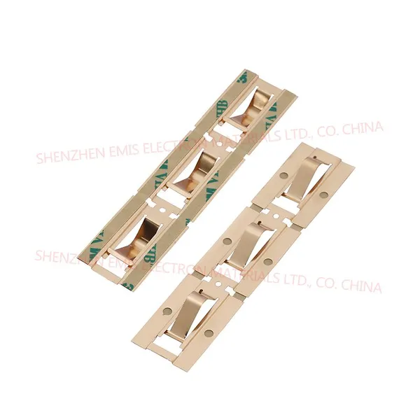 High-Cycling Applications EMI Communication Shielding Strips Soft Contacts BeCu Spring