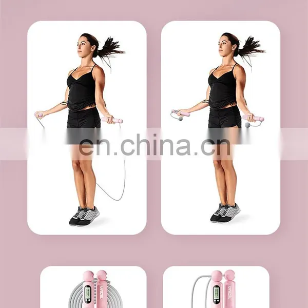 TEZEWA Custom Logo Digital Skipping Rope Calorie Counter Wholesale Multi Jump Rope photo-2