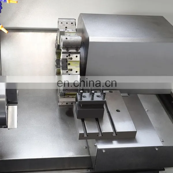 SHL400/250 Horizontal Cnc Torno Machines Slant Bed Lathe 8-station Servo Turret photo-2