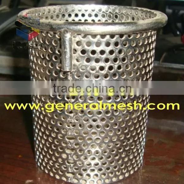 Carbon Steel Perforated Metal Basket Strainer and CYLINDER | Generalmesh photo-4