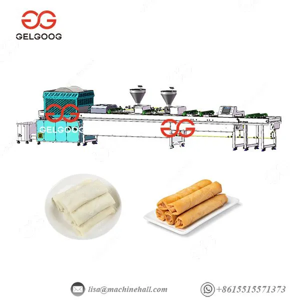Fully Automatic Spring Roll Wrapper Egg Roll Lumpia Machine Spring Roll Machine