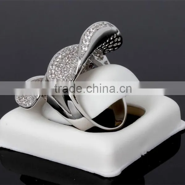 Limited Style Big Luxury Setting Cubic Zirconia Women Engagement Party Deluxe Ring photo-4