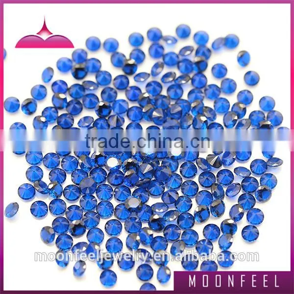 Round Brilliant Cut Blue Synthetic SpineI Gemstones photo-4