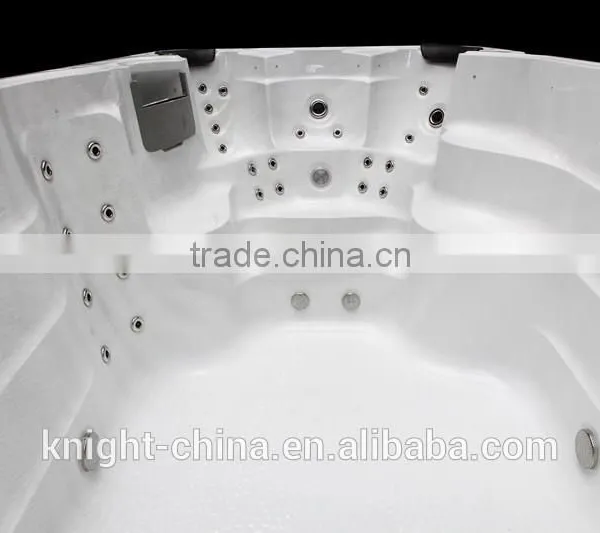 5.8m Hot Sale Balboa Control System Freestanding Acrylic Large Whirlpool Outdoor Swimming Pool Massage Function Swim Spa photo-3