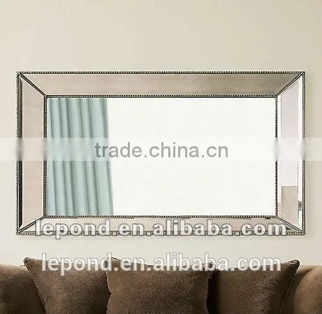 High Quality 5mm Frameless Beveled Polishing Silver Mirror Sheet 1830*2440mm photo-2