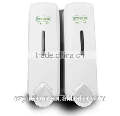 YK1509 ABS Plastic Hotel Soap Shampoo Dispenser Bathroom Liquid Shower Head Soap Dispenser 2*350ML photo-6