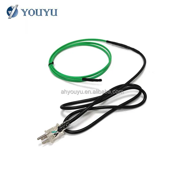 Easy Installed Heat Pipe Tracing Self Regulating Floor Heating Cables With Plug for Heated Driveway photo-6