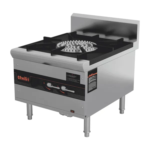 220V 24kW Heavy Duty Gas Single Stock Pot Stove with Water Inlet/Outlet