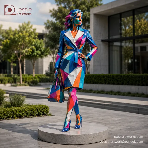 Painted Resin Figure Sculpture for Themed Decoration photo-4