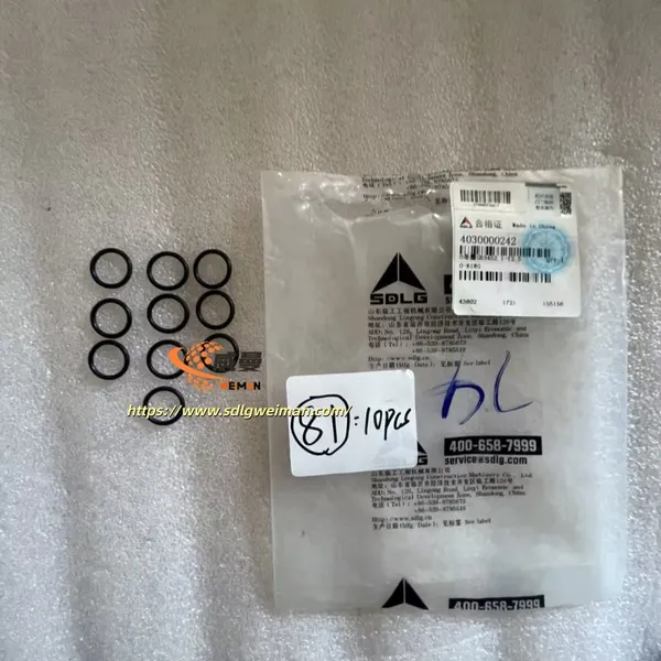 ORIGINAL SDLG O-ring 4030000242 APPLY FOR SDLG WHEEL LOADER LG978 L978F L975F
