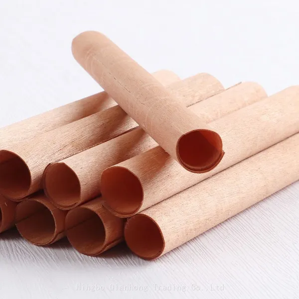High Quality Wood Tube Candle Wicks Wholesale Aromatherapy Wooden Candle Chips Handmade Modern Design for Candle Making photo-2
