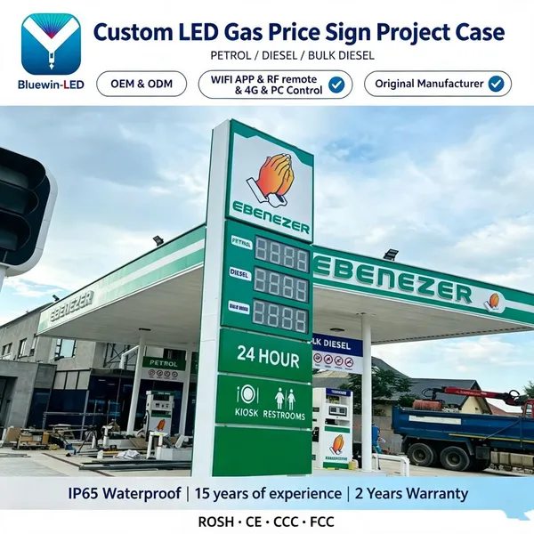 12Inch Led Gas Price Sign 8.8.8.8 High Brightness photo-2