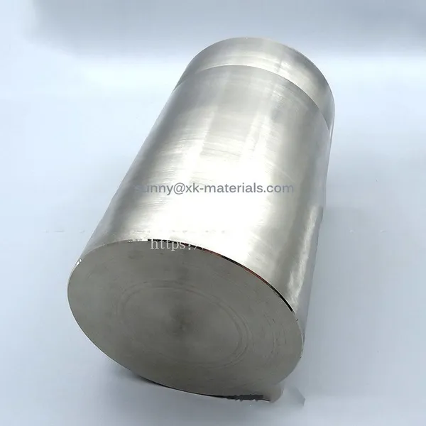 Vanadium Ingot Metal V Vanadium Rod Target Supplier for Thin Film Coating