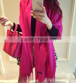 Women Custom Winter Shawl 2015 Fashionable Cashmere Scarf Wholesale photo-2
