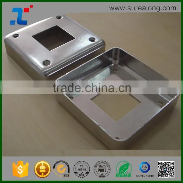 SUREALONG Factory Dennis Sale of Stamping Sheet Metal Stamping Bending Punching Carbon Steel Metal Parts With Powder Coat photo-3